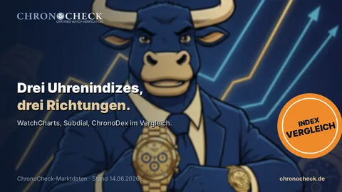 Drei Uhrenindizes im Vergleich: WatchCharts, Subdial und ChronoDex