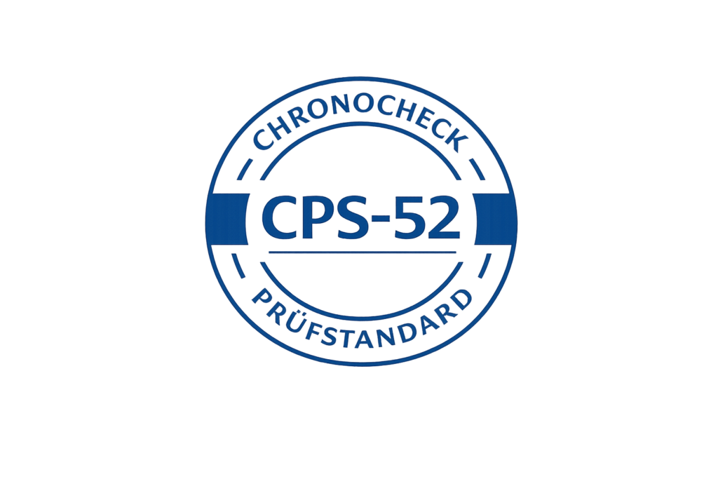 CPS-52 Prüfstandard Siegel — ChronoCheck